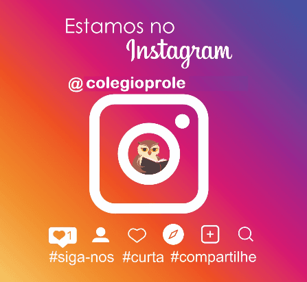 Estamos no Instagram: @colegioprole